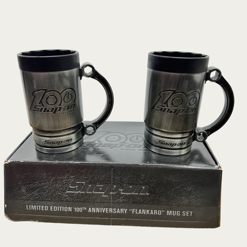 Snap-on Limited Edition 100th Anniversary Mug Set 2pc - Made in USA